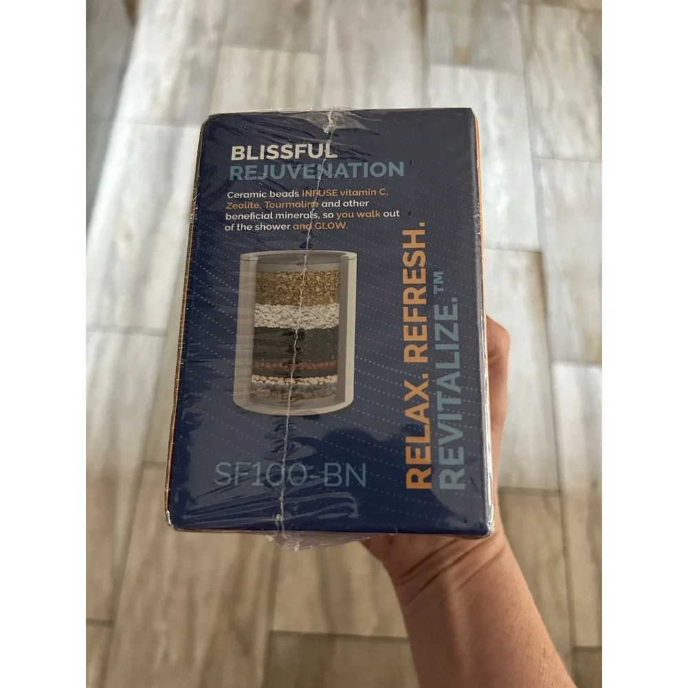 Qty: 1 AquaBliss SF100-BN Multi-Stage Revitalizing Shower Filter